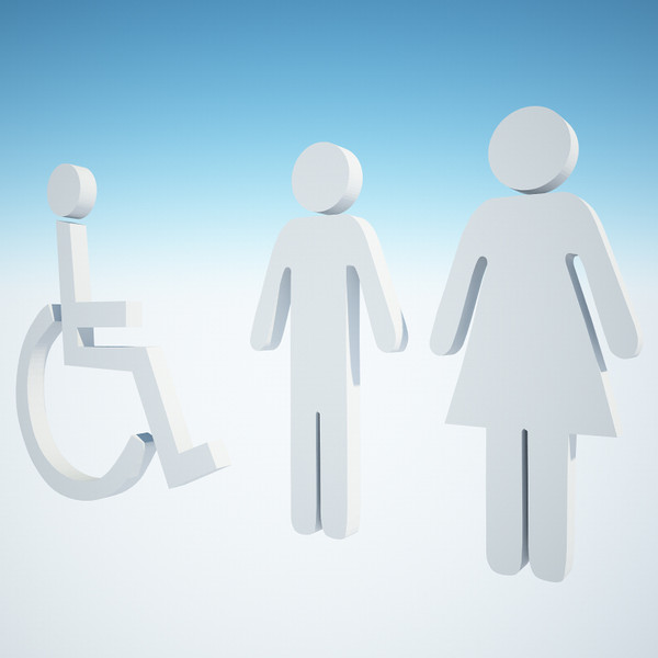 3d model toilet signs - Toilet signs.c4d by Jireh 3D